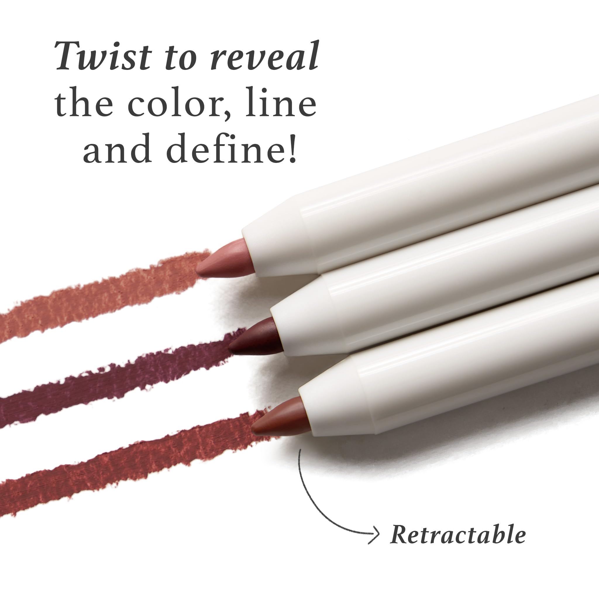 Julep Trace retractable lip liner Cashmere Cardi base color to enhance lipstick wear.