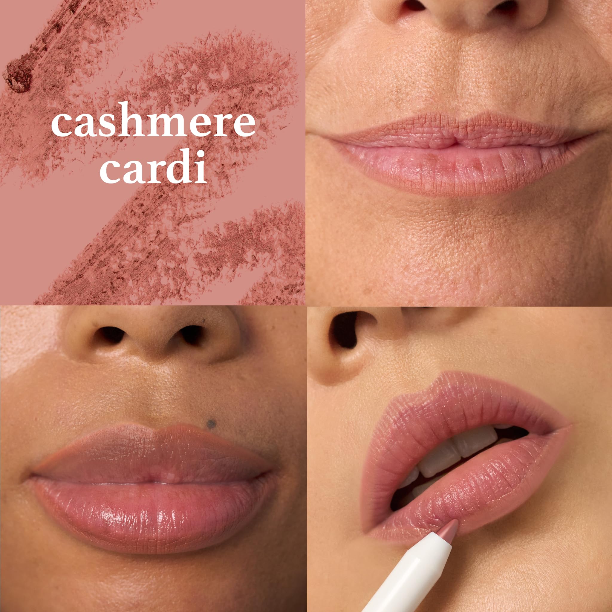 Julep Trace retractable lip liner Cashmere Cardi twist mechanism for easy use.