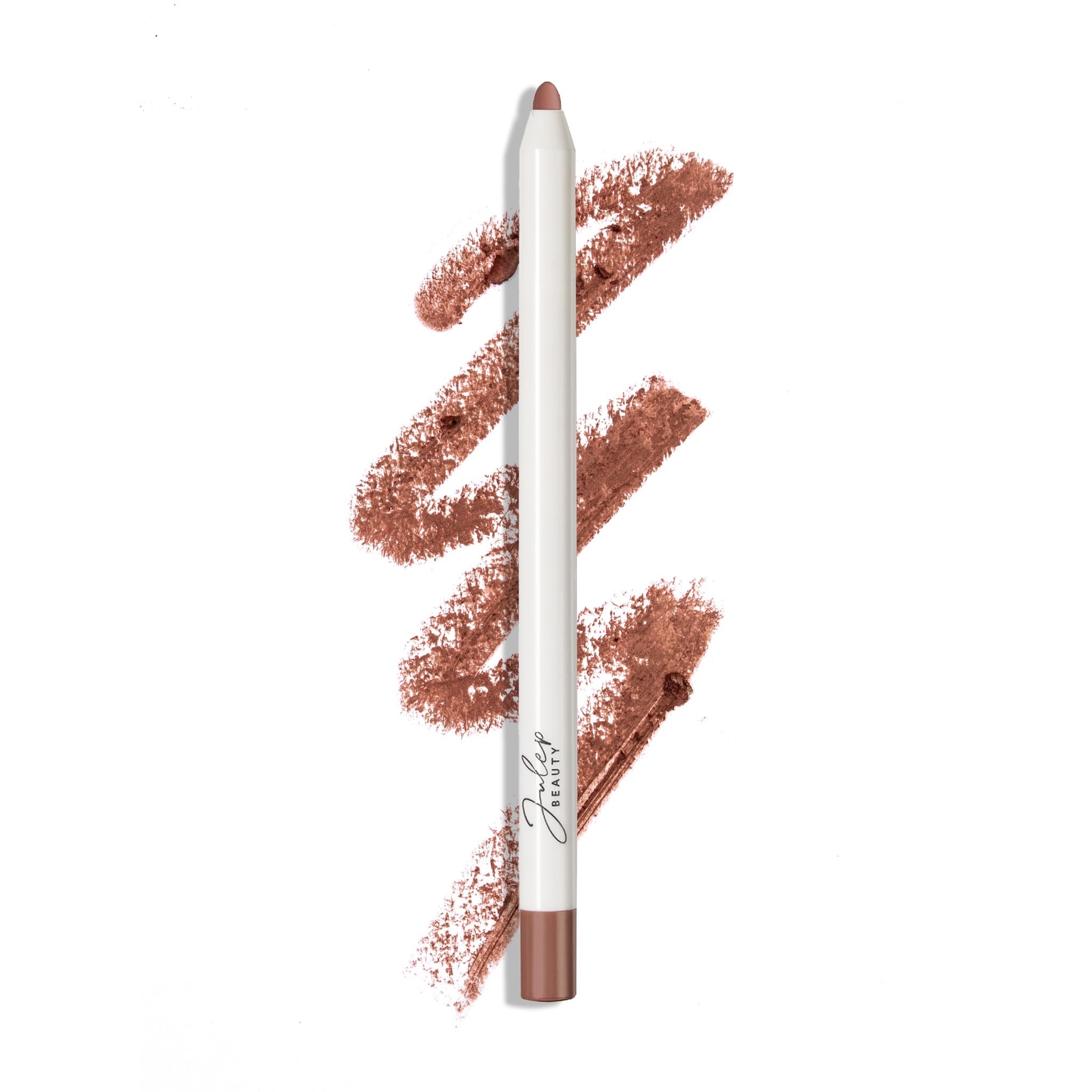 Julep Trace Retractable Lip Liner Sweet Truffle close-up shows long-lasting definition.