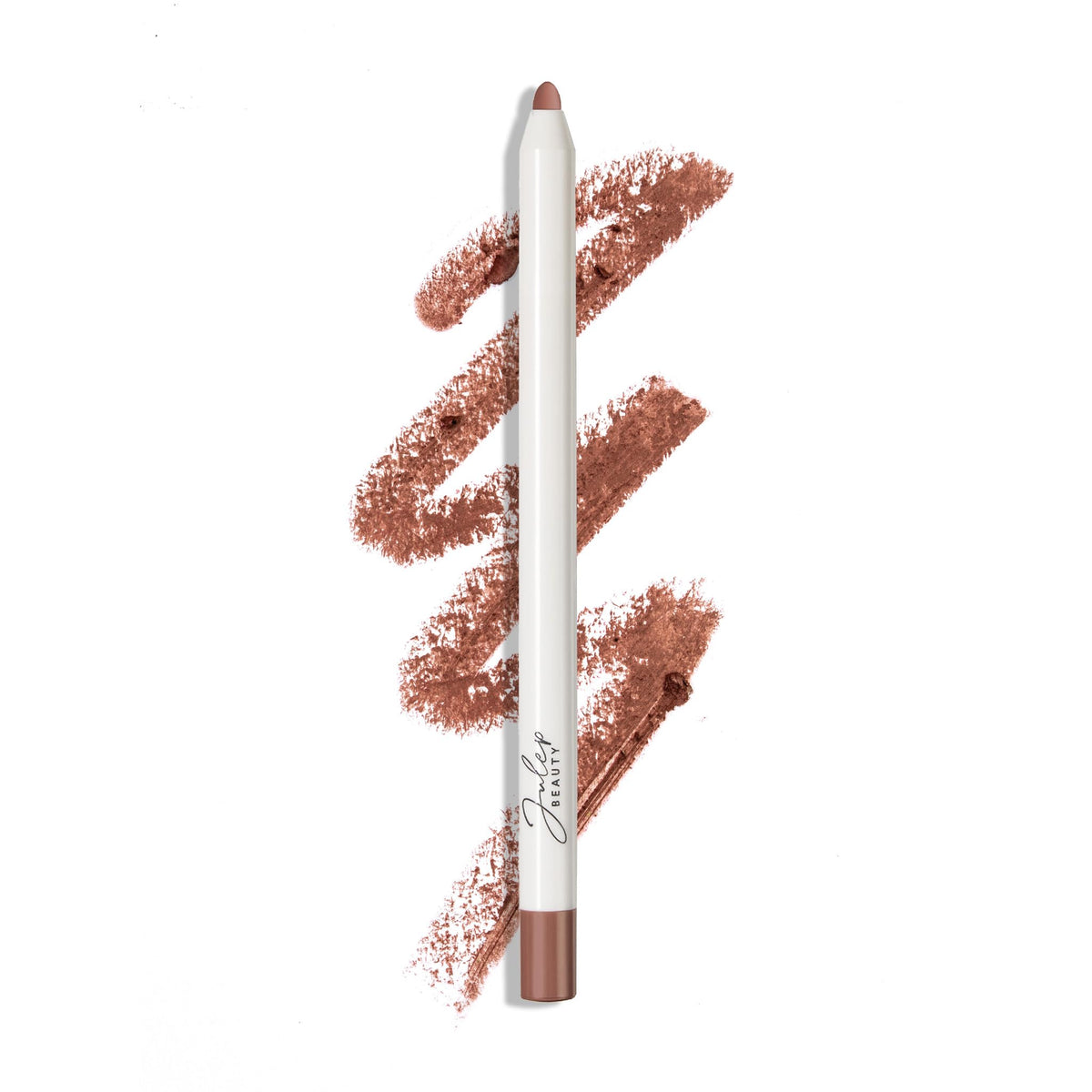 Julep Trace Retractable Lip Liner Sweet Truffle close-up shows long-lasting definition.