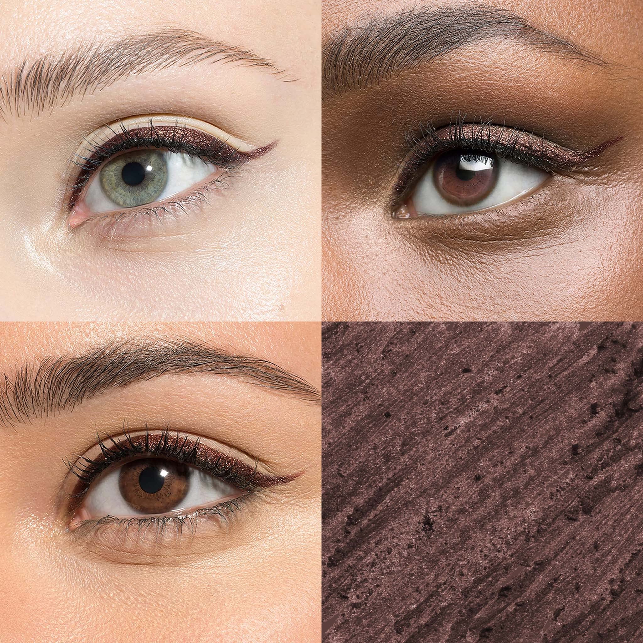 Julep When Pencil Met Gel Chocolate Brown Shimmer pencil tip enables smooth, controlled application.