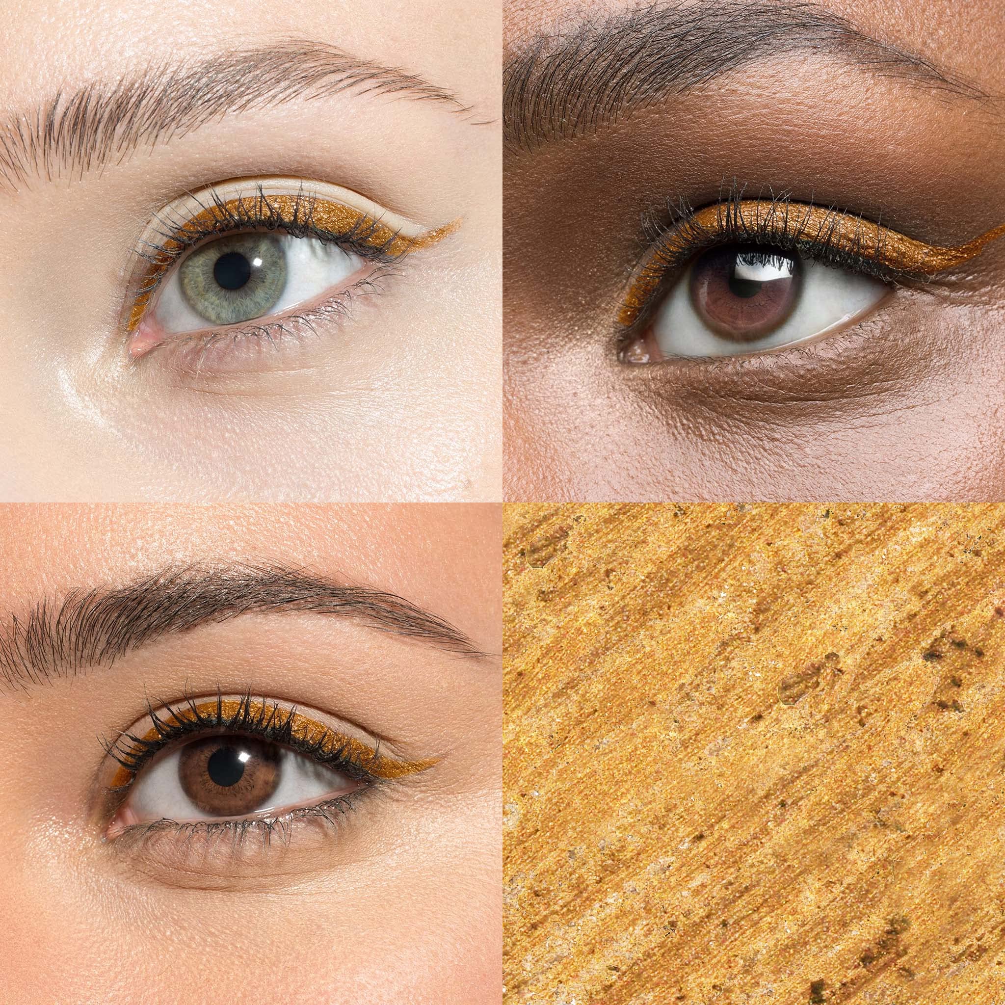 Julep When Pencil Met Gel Eyeliner Trio precise-application demonstrates smooth glide.