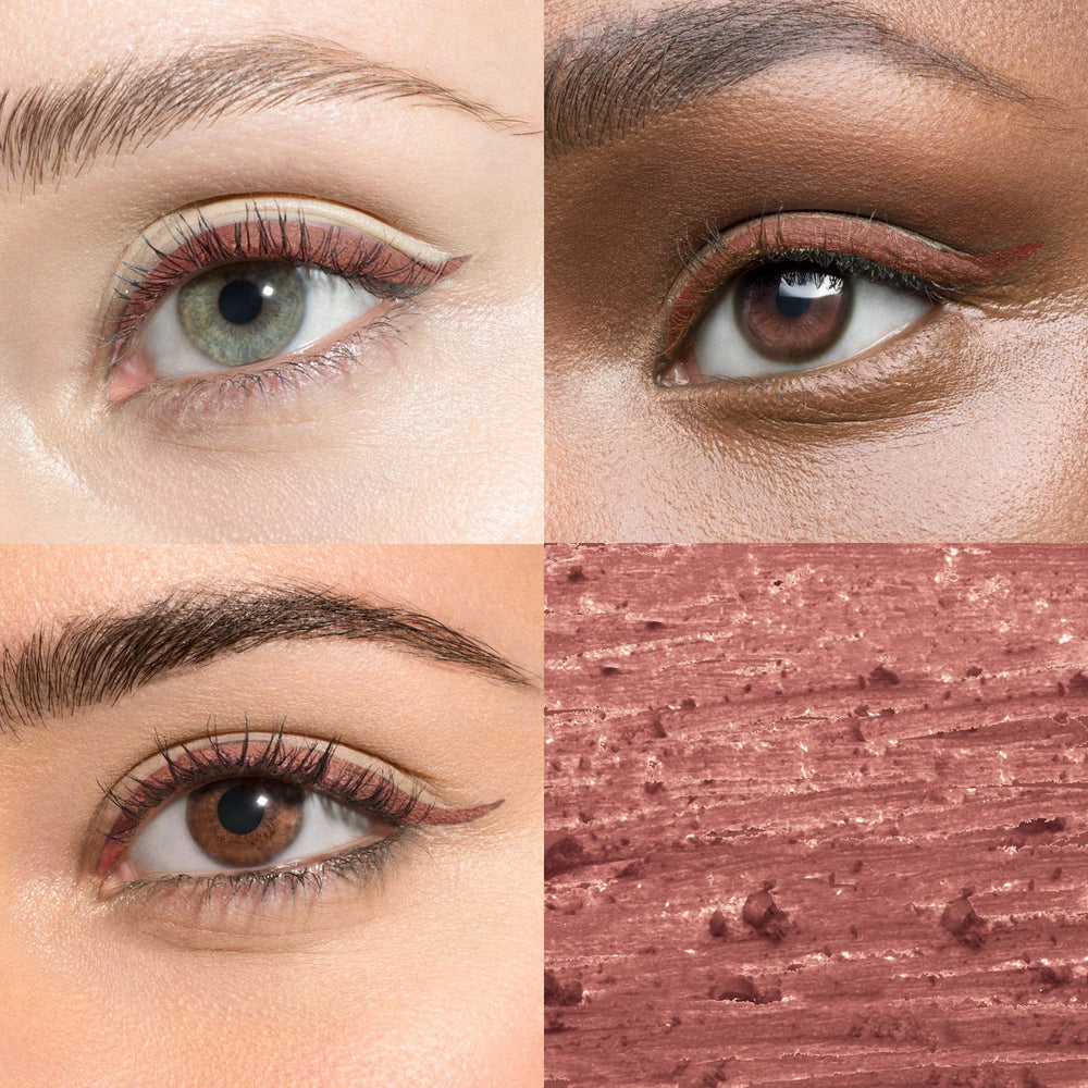 Julep When Pencil Met Gel Terracotta swatch highlights warm pigment for daywear.