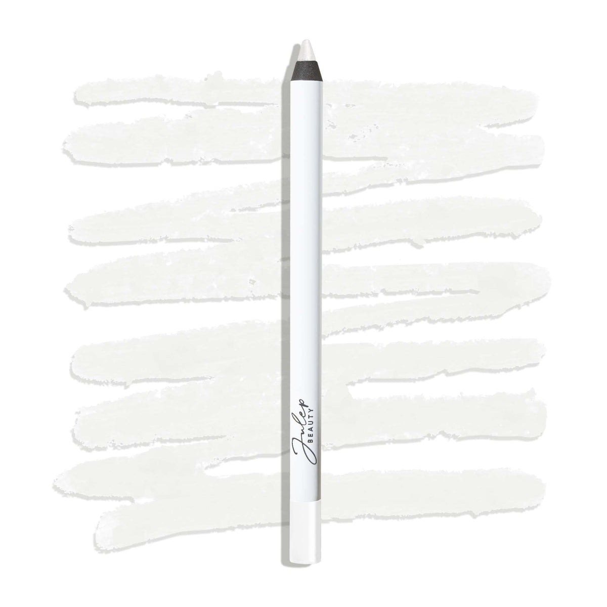 Julep When Pencil Met Gel white matte finish swatch for all-day precision.