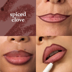 Julep With a Trace lip liner Spiced Clove twist mechanism enables easy use.