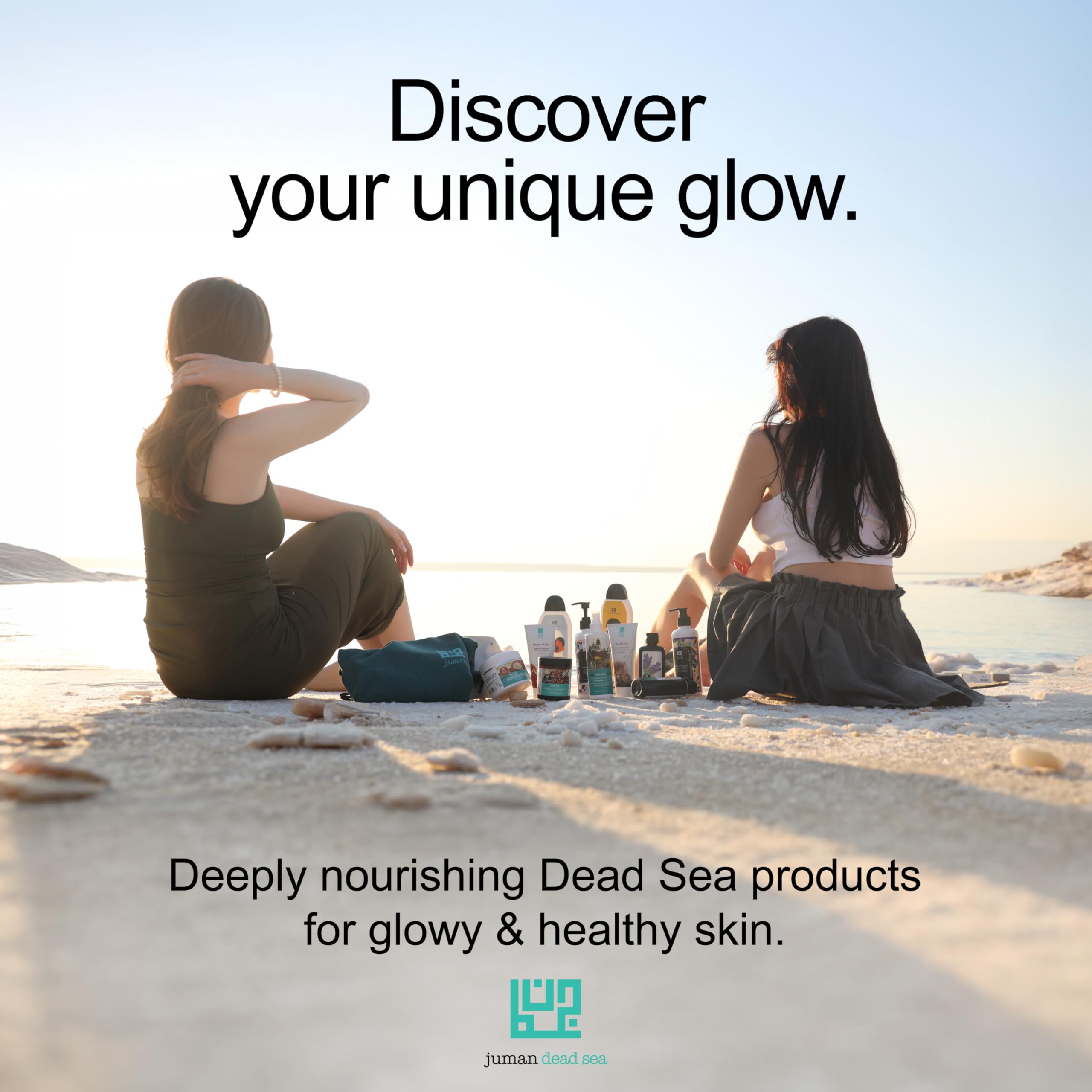 JUMAN Dead Sea minerals glow concept emphasizes mineral-rich skincare inspiration