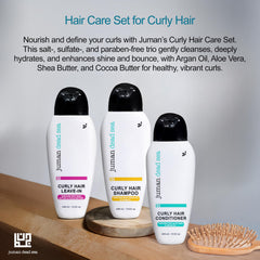 JUMAN Dead Sea Minerals Curly Conditioner tube enhances detangling and softness for bouncy curls