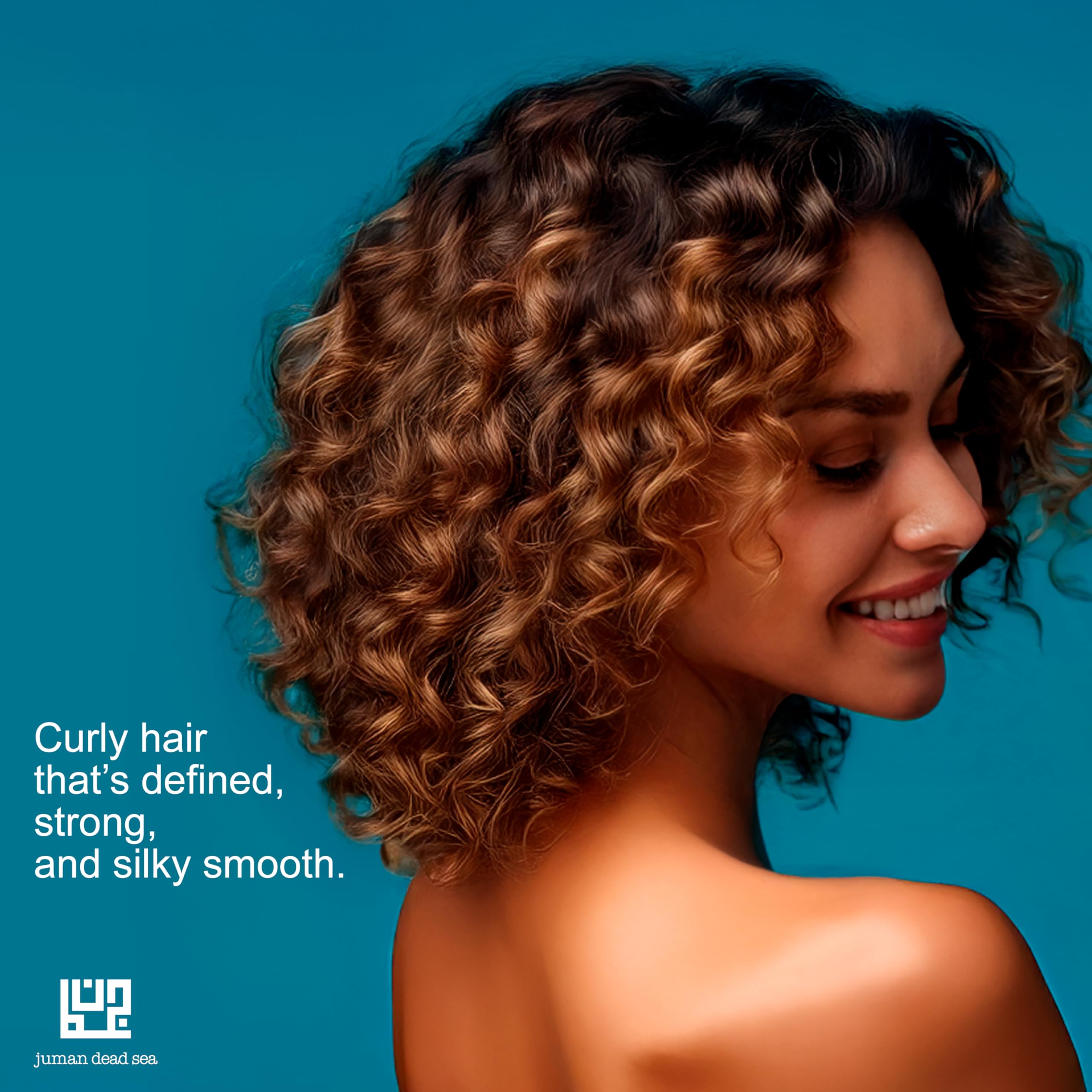 JUMAN shower routine in action demonstrates gentle cleansing for curls and scalp