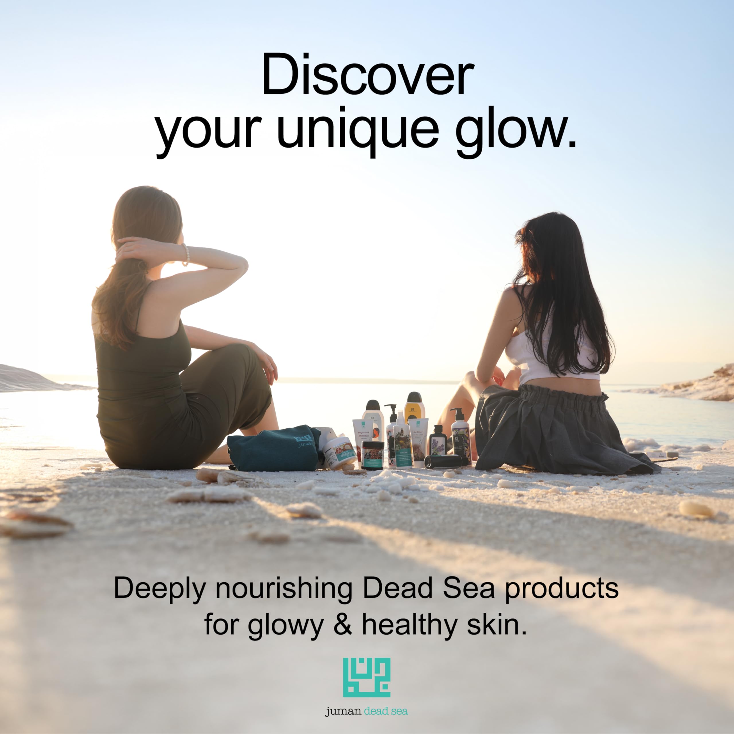 JUMAN vegan skincare box with cruelty-free branding visible.