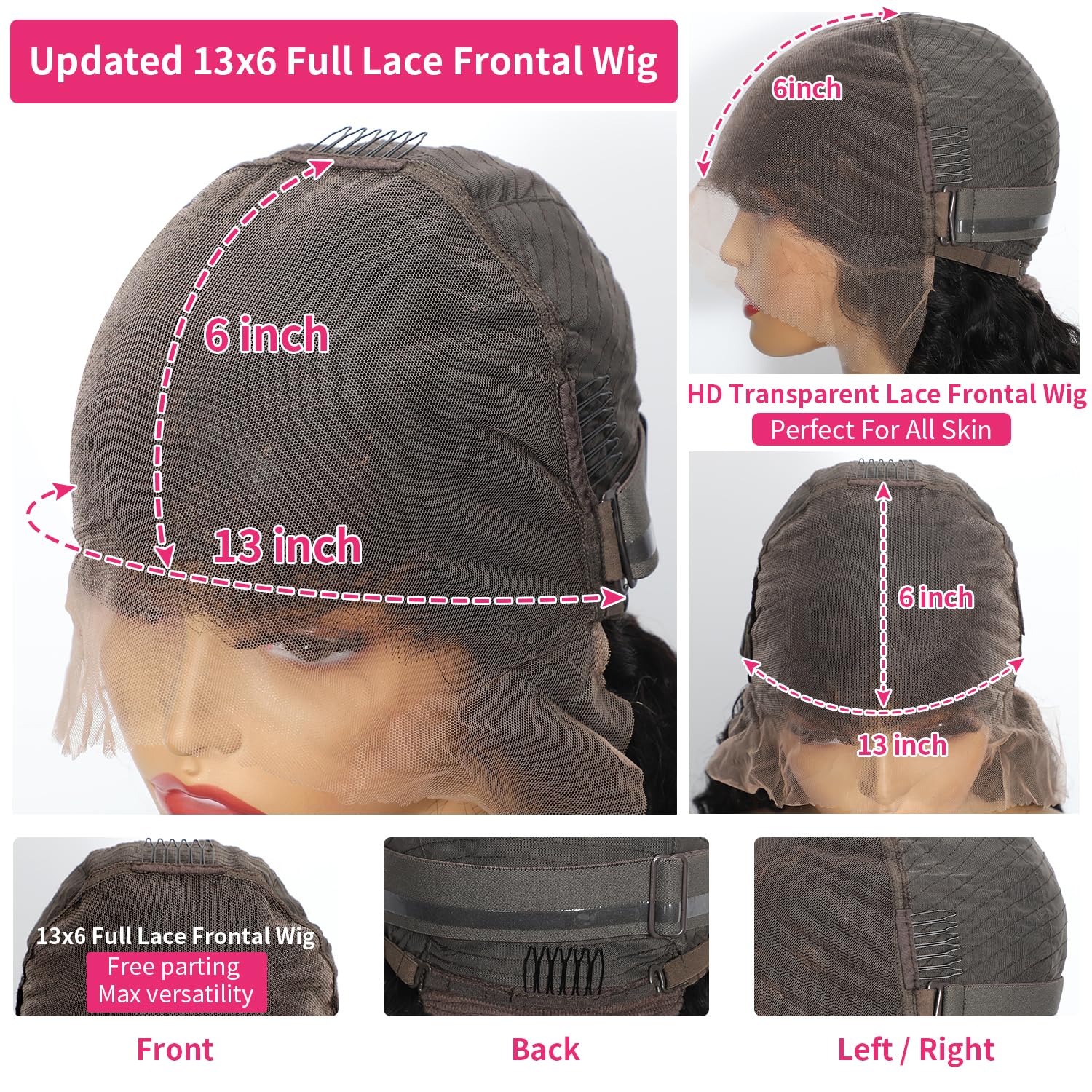 Jumida natural black wig for everyday wear