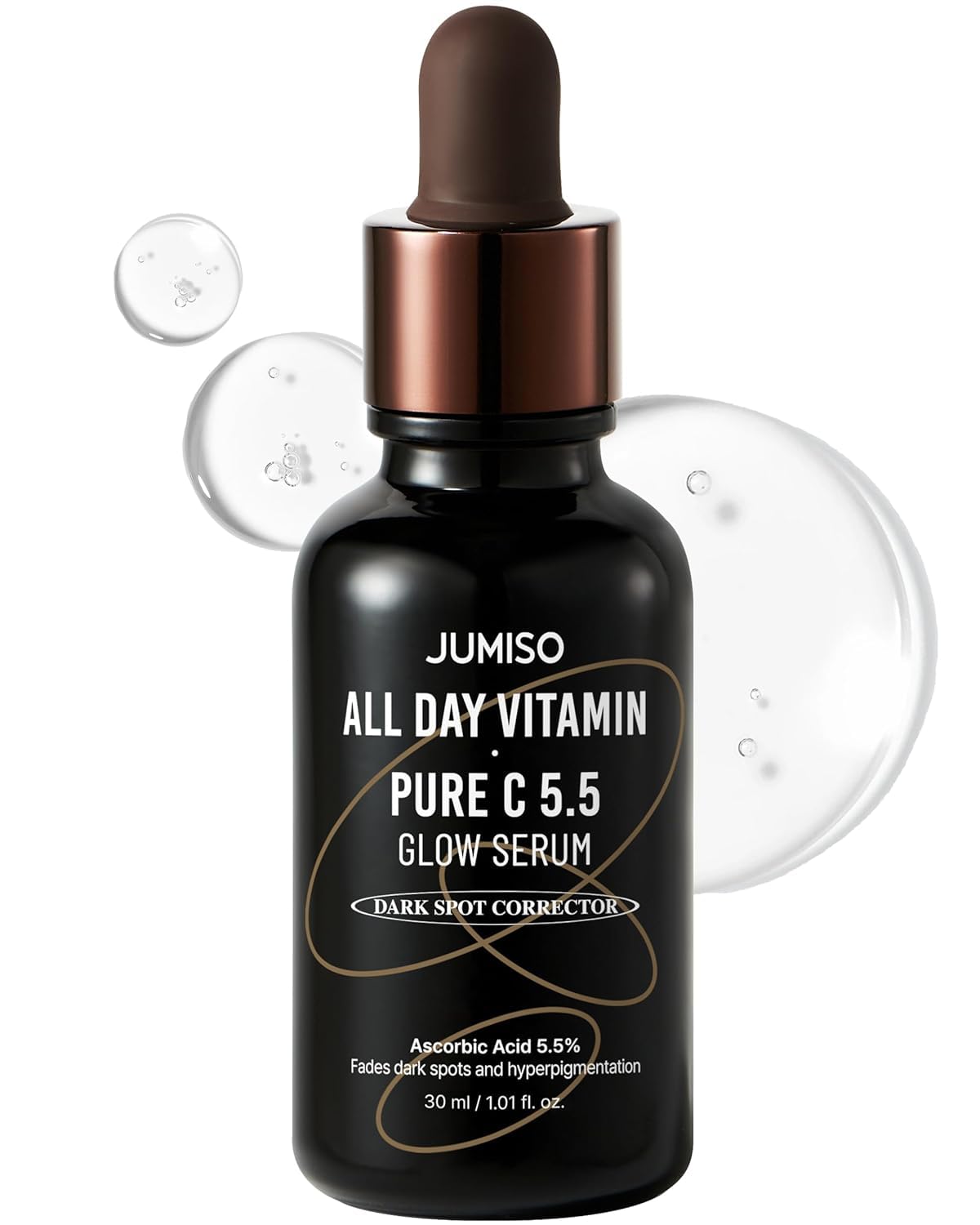 JUMISO All Day Vitamin Pure C glow serum bottle for radiant skin potential.