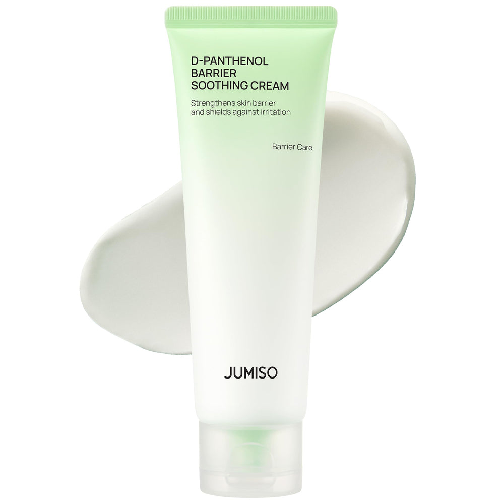 JUMISO D-Panthenol Barrier Cream bottle showing lightweight barrier care.