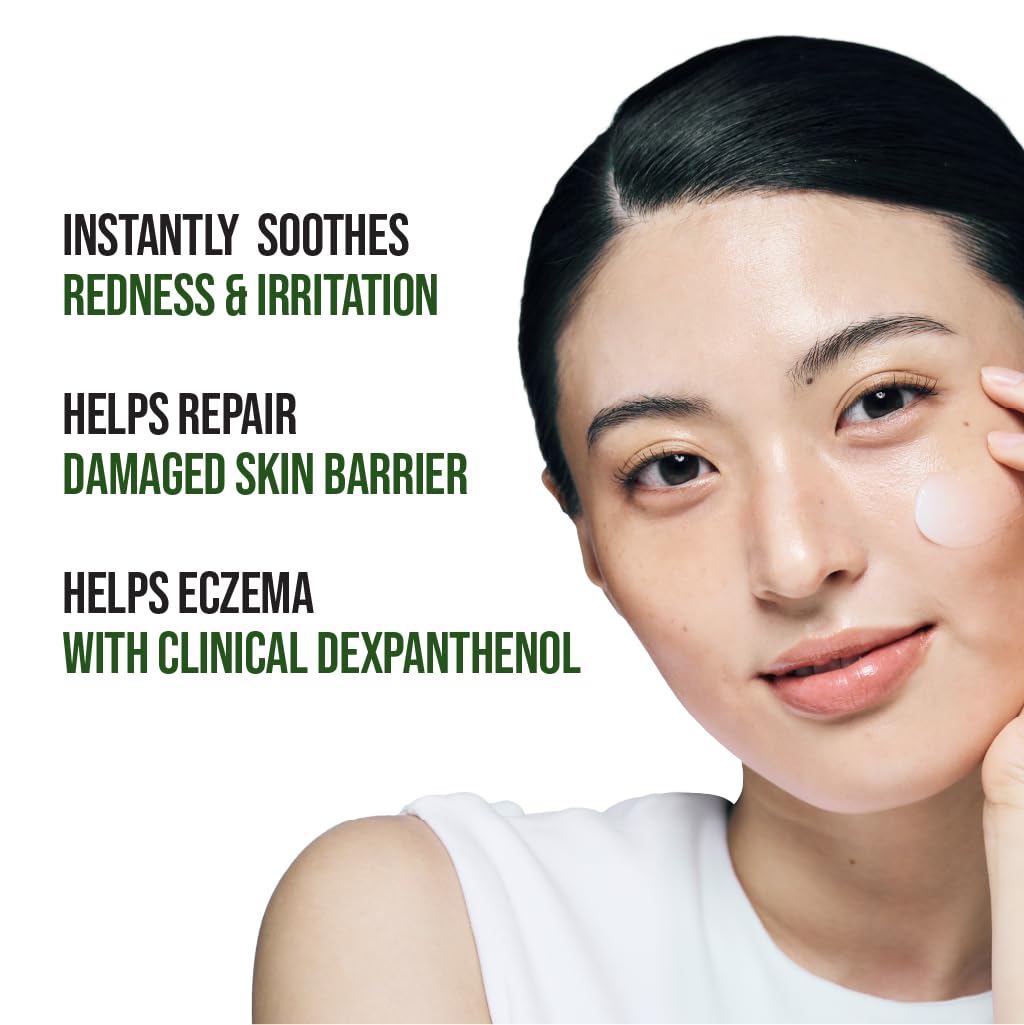 JUMISO barrier cream close-up of ceramides and Cica ingredients.