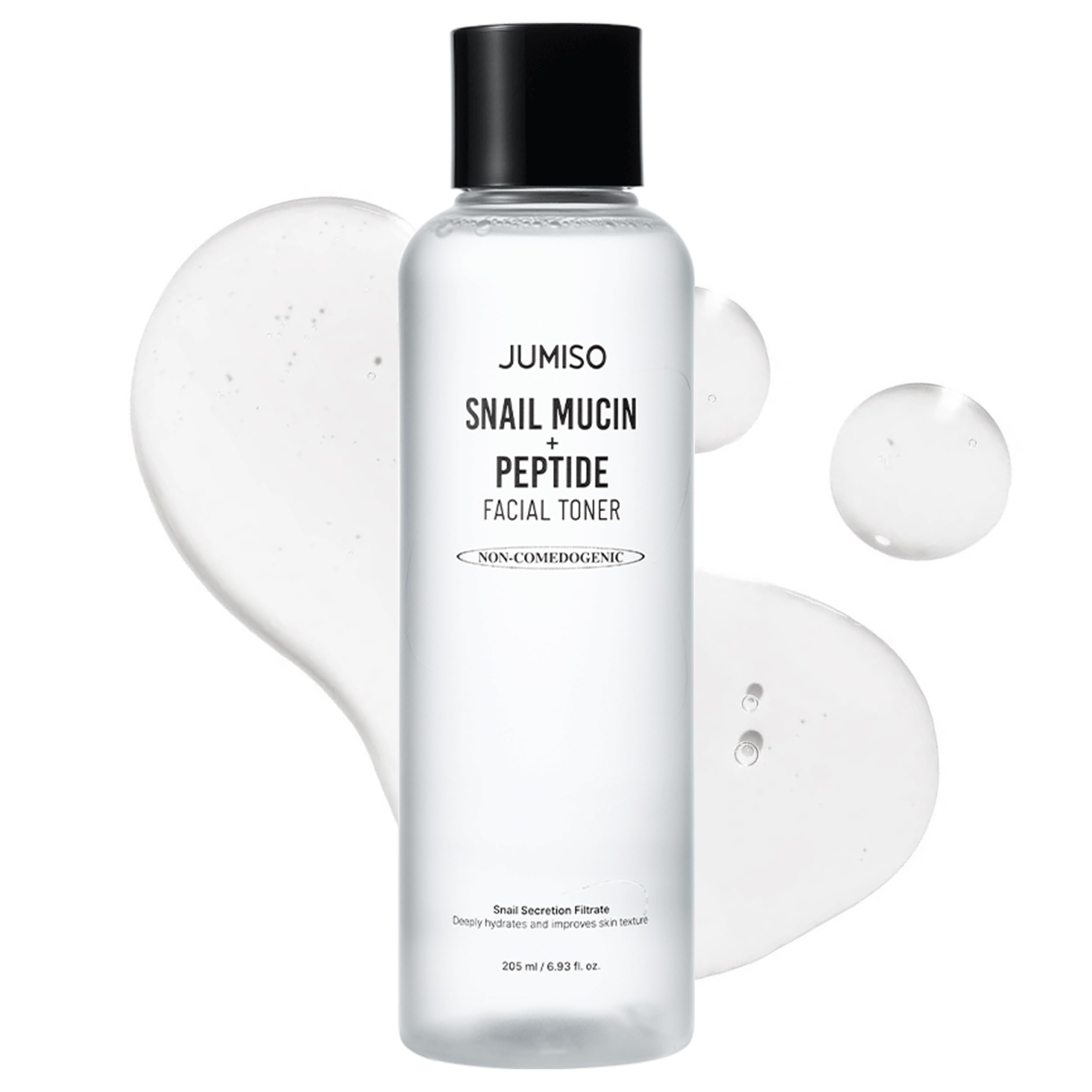 JUMISO Snail Mucin Toner bottle close-up highlighting hydration