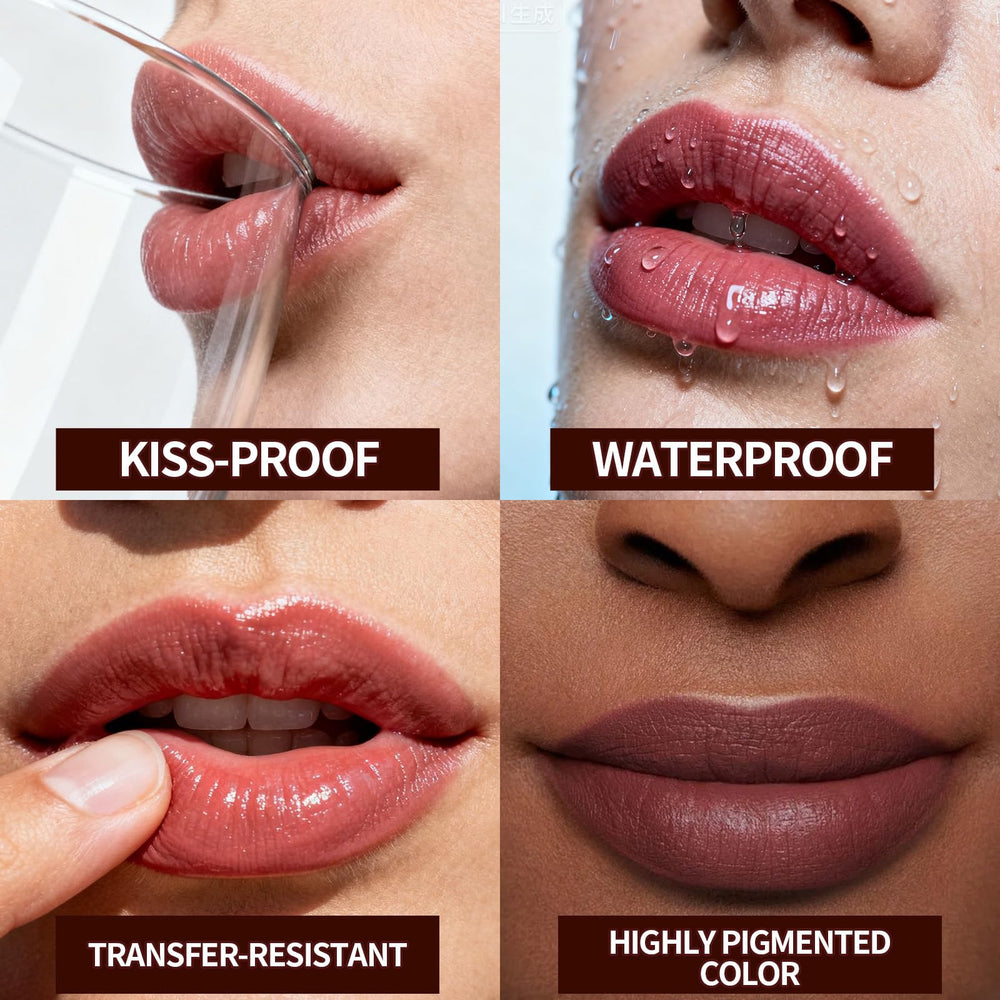 JUNECODE shades 809-810-811 palette offers nude to red versatility.