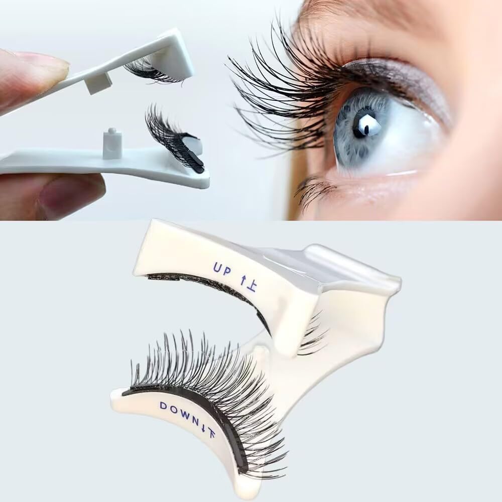 Junfamilee magnetic lash applicator supports professional-looking results at home.
