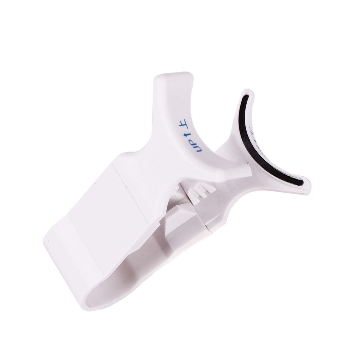 Junfamilee white magnetic eyelash applicator showing precise alignment for flawless lash placement.