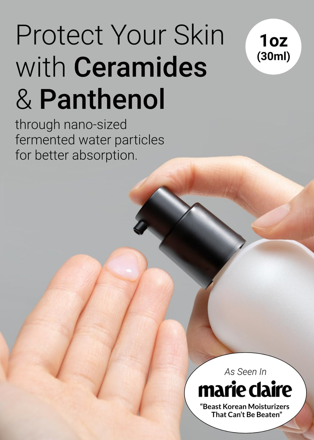 Ceramides and panthenol in Jung Saem Mool Essential Mool Cream for barrier support