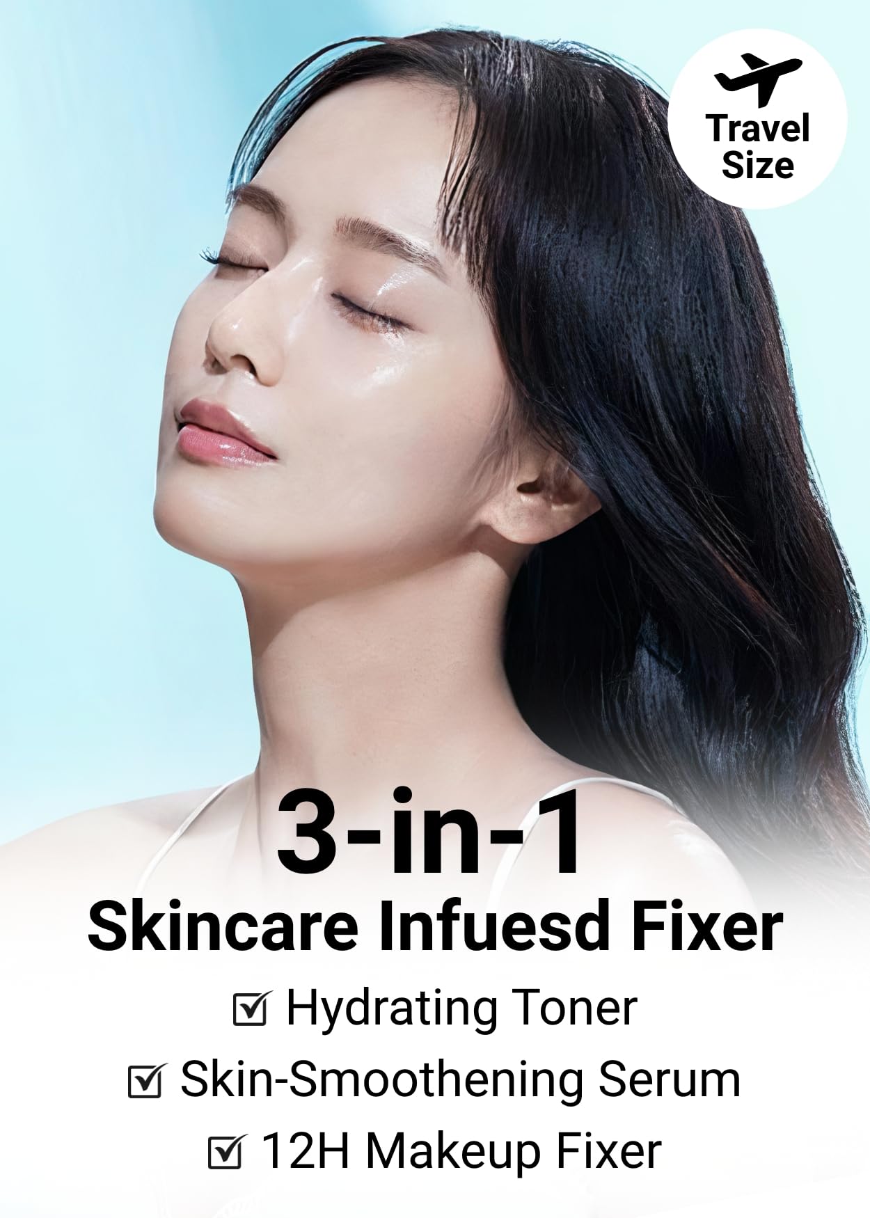 Jung Saem Mool mist primes and hydrates for smoother makeup application.