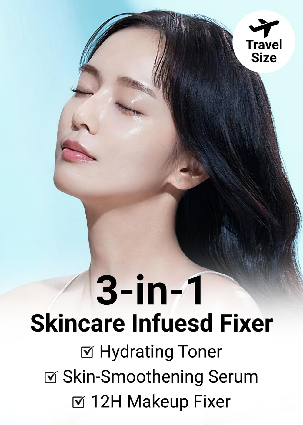 Jung Saem Mool mist primes and hydrates for smoother makeup application.
