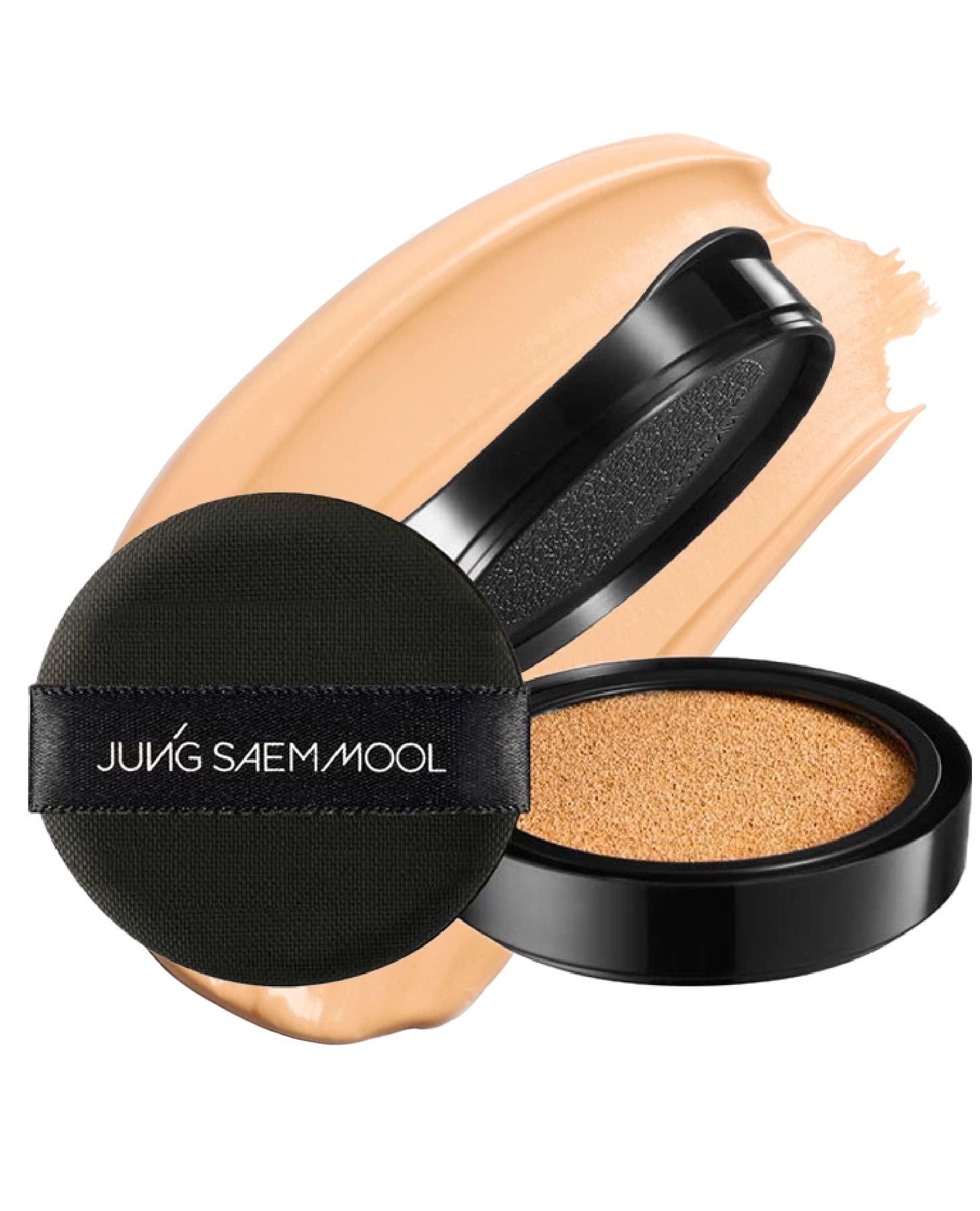 Jung Saem Mool Essential Skin Nuder Cushion 21 Medium refill packaging showing eco-friendly option