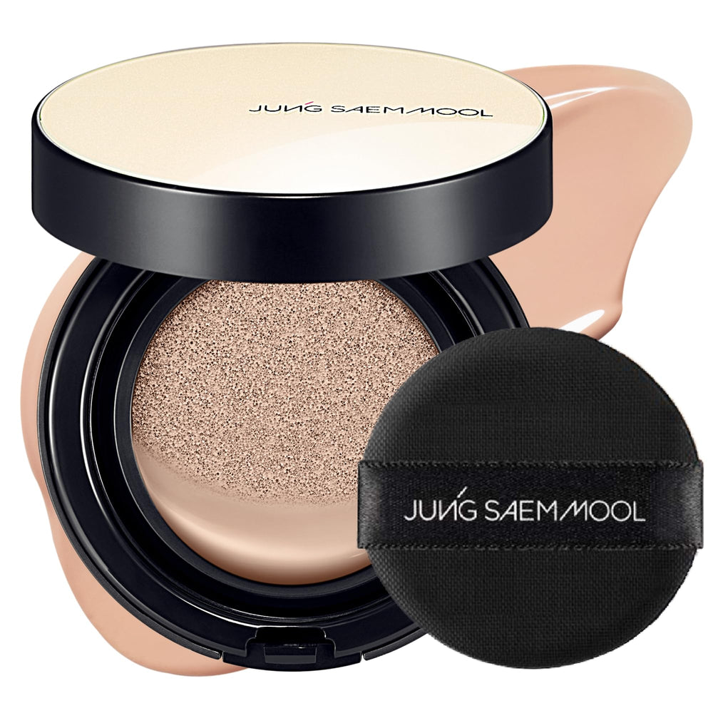JUNG SAEM MOOL Essential Skin Nuder Cushion Petal Light 22C with natural radiance and skin-like finish