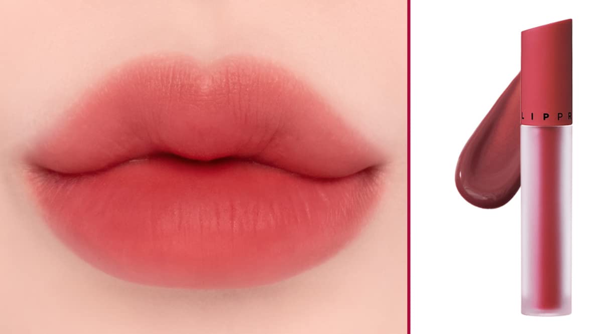 Jung Saem Mool Lip-PRESSION on lips delivers sheer color with lightweight hydration.