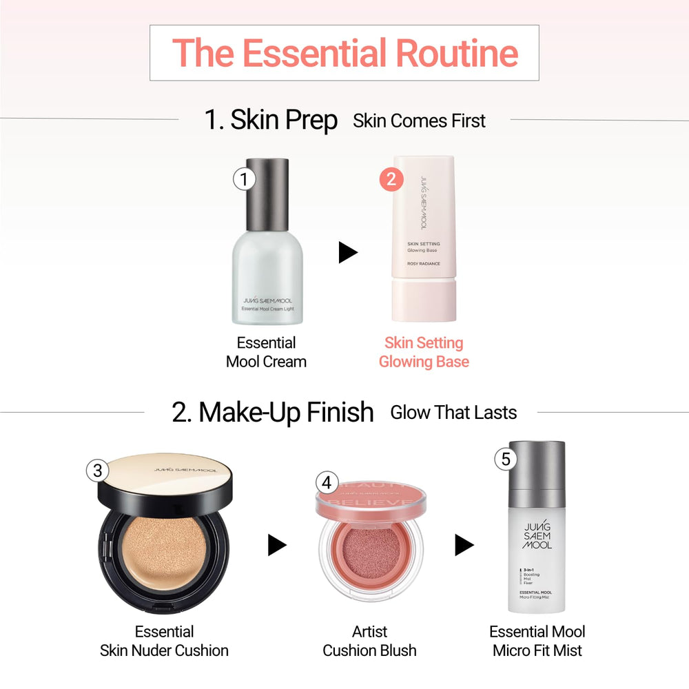 Jung Saem Mool Skin Setting Glowing Base pores smooth for silkier skin