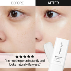 Jung Saem Mool Skin Setting Smoothing Base T-zone application targets shine-prone areas