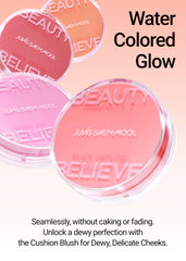 JUNG SAEM MOOL Coral Halo compact shown for travel-friendly touch-ups