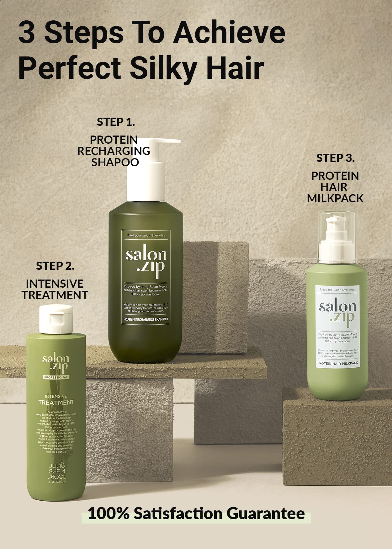 Jung Saem Mool Salon.ZIP packaging detail highlighting brand storytelling