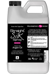 JuniorLabs Straight Silk Spray bottle front for heat protection and detangling.
