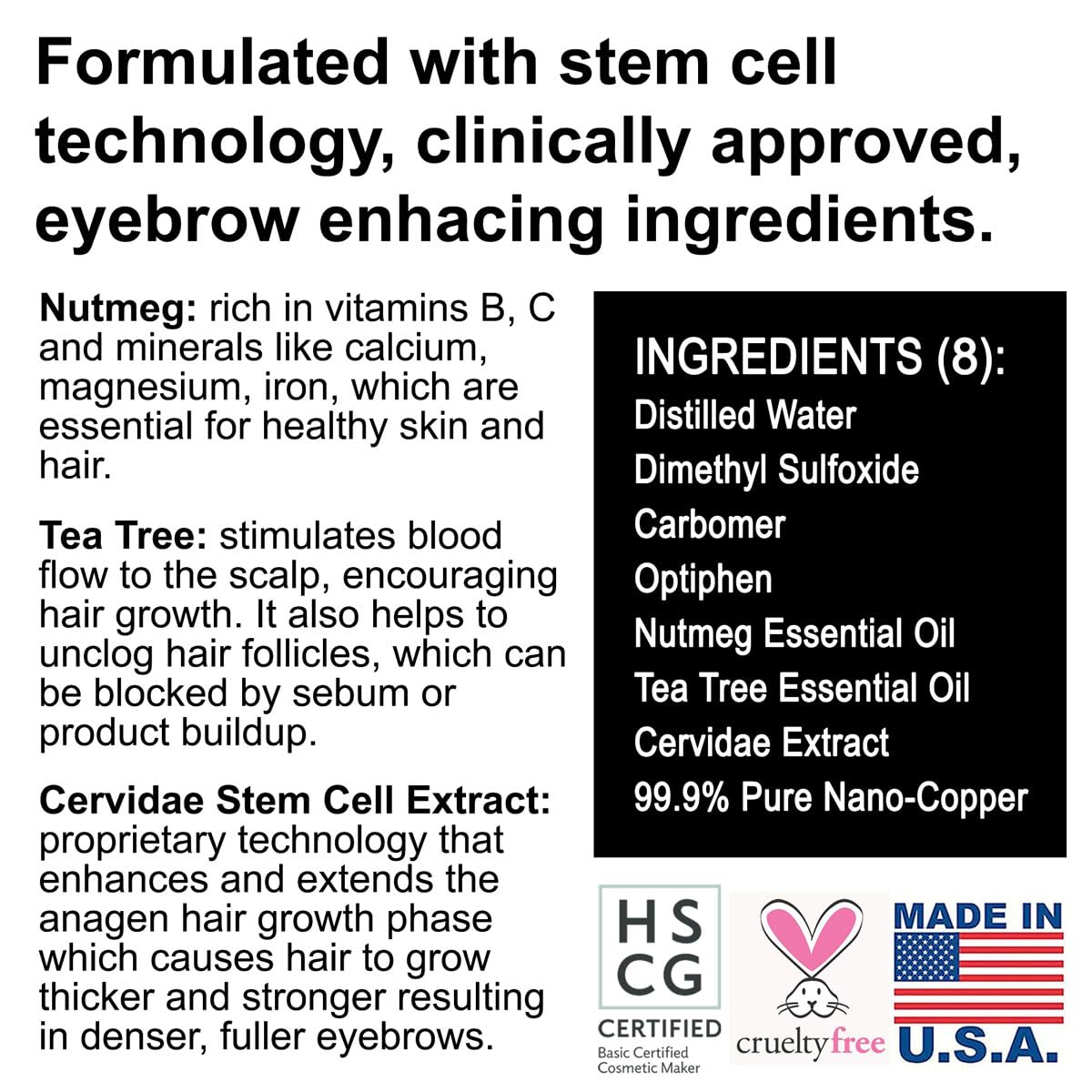 JuniorLabs Volver Brow Serum branding on packaging inspires trust