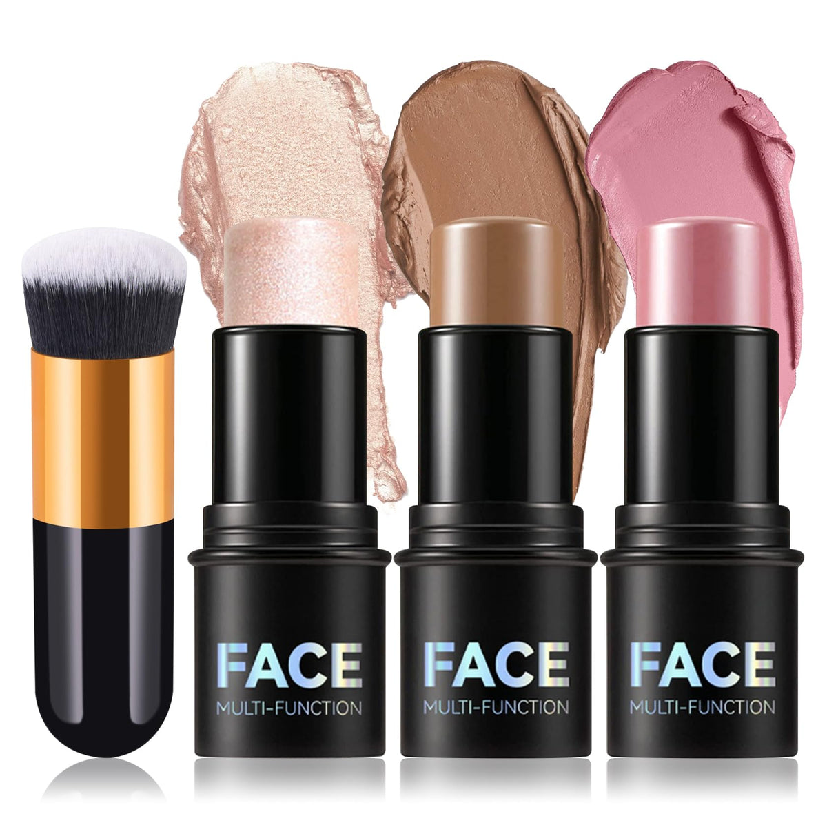 JunKuJK 3-piece contour kit packaging, ideal for gifting