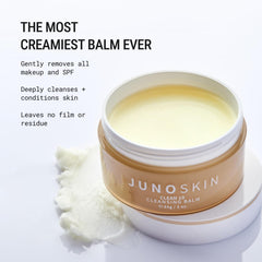 JUNO & Co. Clean 10 balm face application shows silky texture