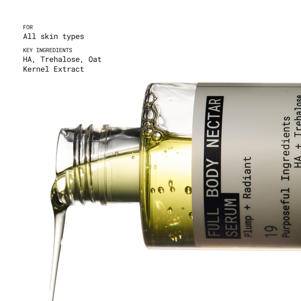 Application on arm demonstrating quick absorption of JUNO & Co serum