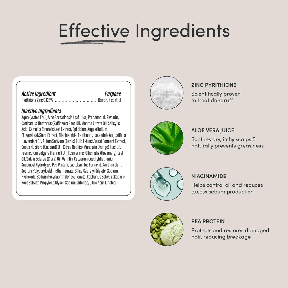 Ingredients aloe vera and niacinamide in Jupiter Restoring Scalp Serum.