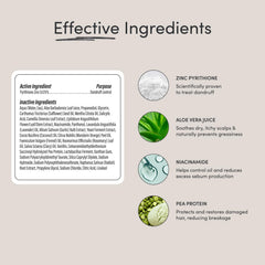 Ingredients aloe vera and niacinamide in Jupiter Restoring Scalp Serum.