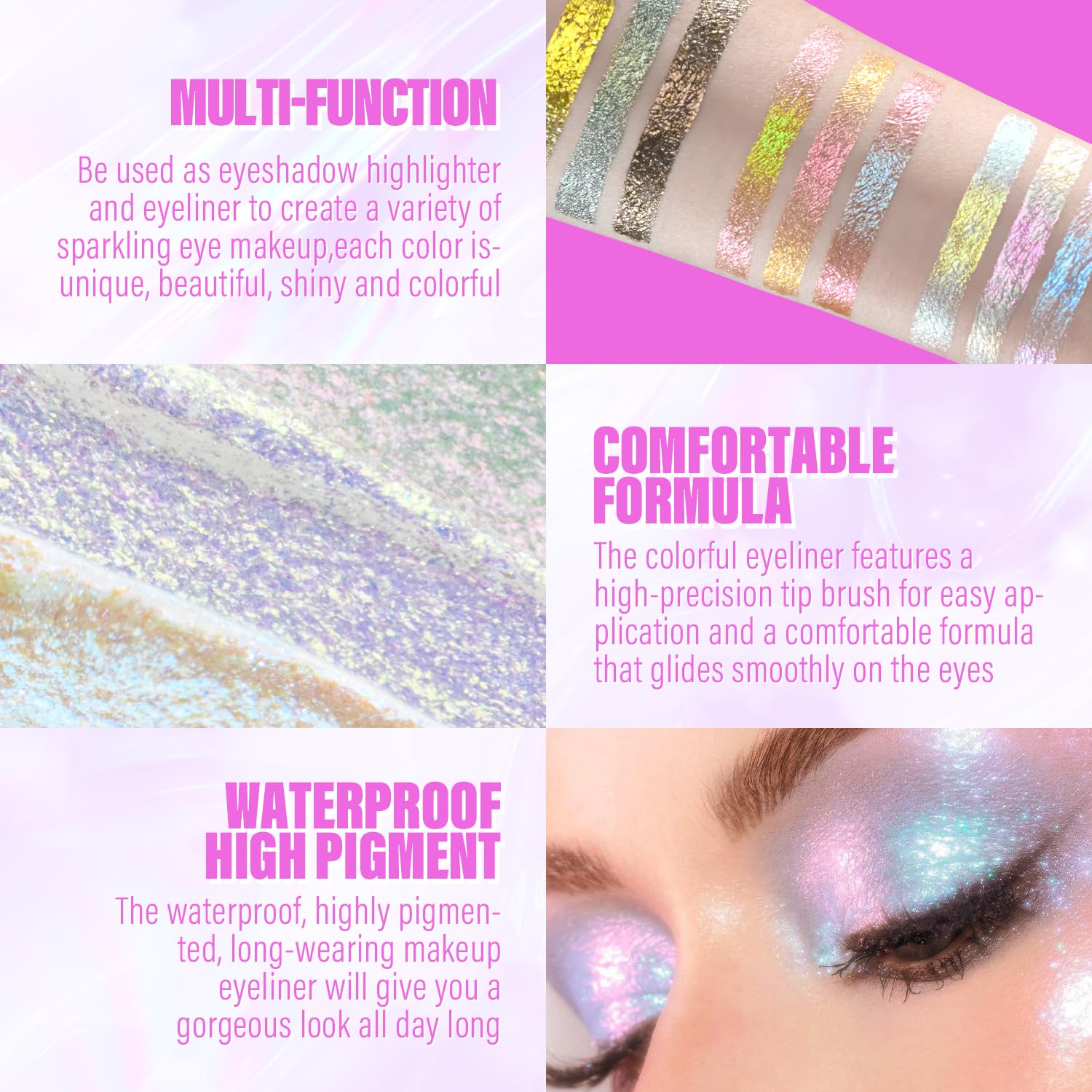 JUR MORNIER fine-tip eyeliner aurora precise waterproof liner