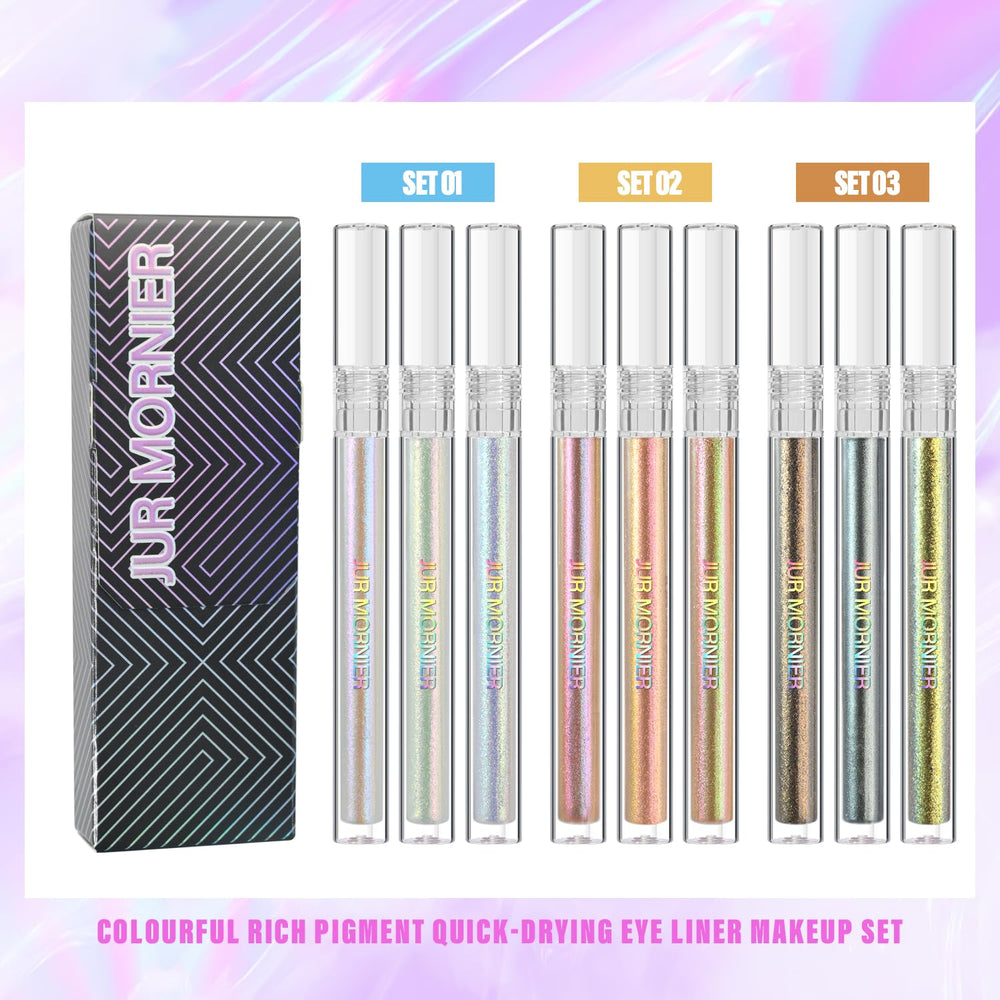 JUR MORNIER fine-tip eyeliner moonbow dramatic accents with clean lines