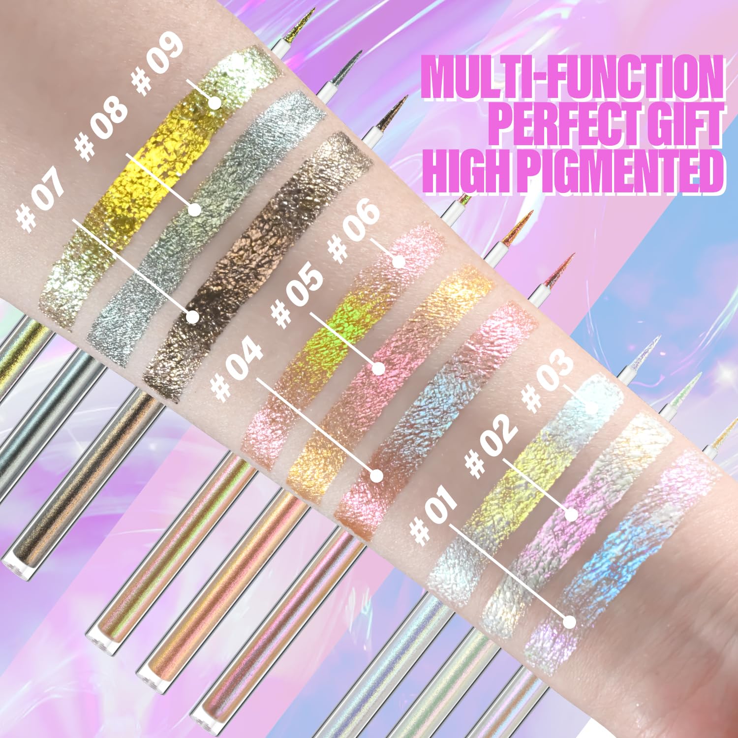 JUR MORNIER multichrome eyeshadow twilight color shift for day to night