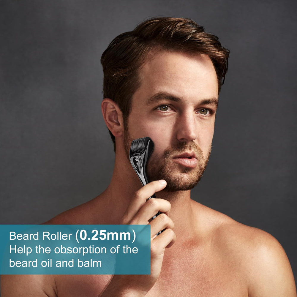 Jurgen K Beard Growth Oil bottle with nutrient-rich formula for beard vitality.