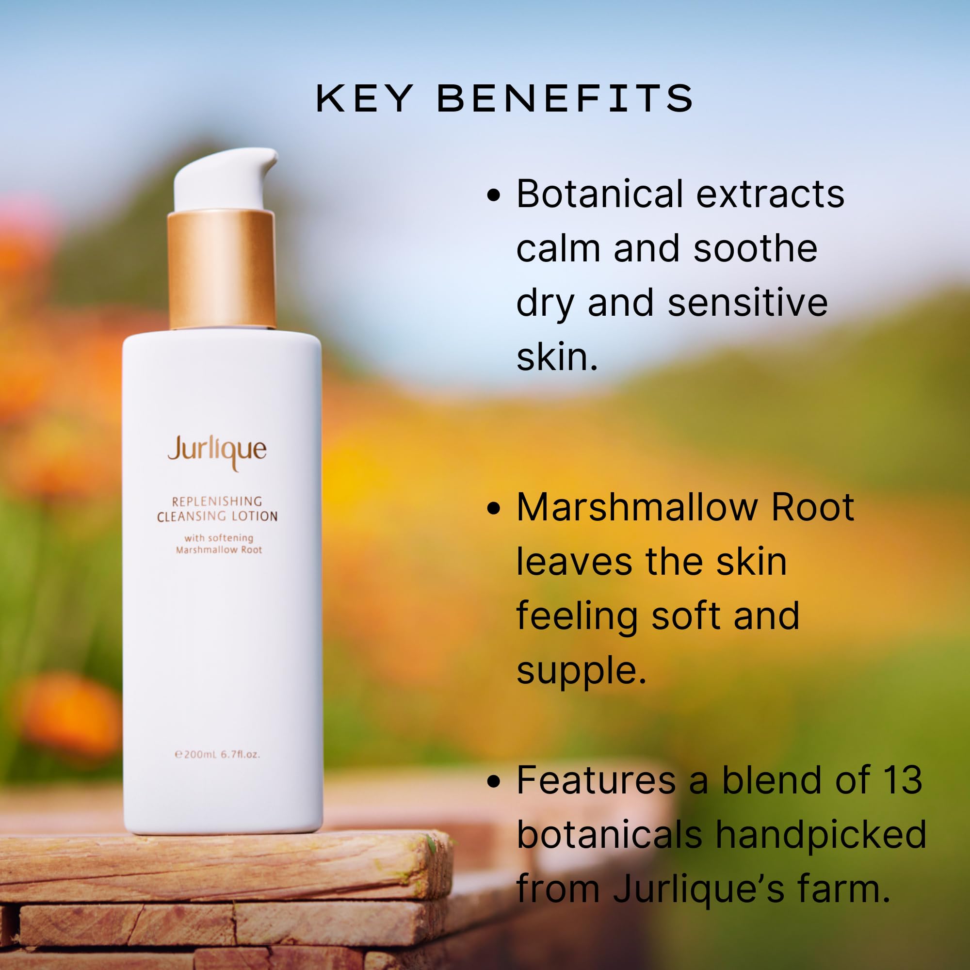 Jurlique Replenishing Face Cream Cleanser removes makeup without stripping moisture.
