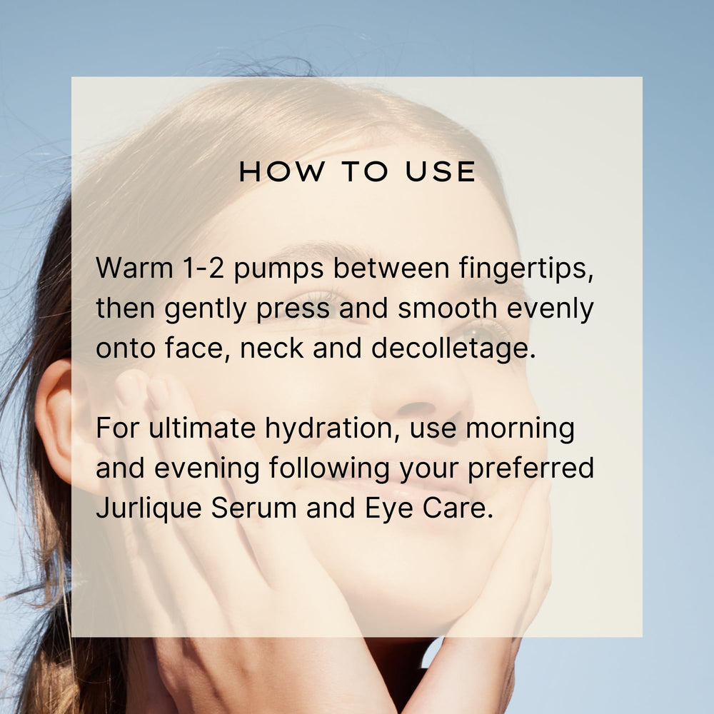 Ingredients label highlights rose infusion and soothing care