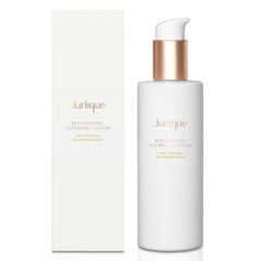 Jurlique Replenishing Face Cream Cleanser bottle demonstrates hydration for dry skin.