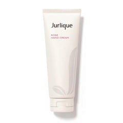 Jurlique Rose Hand Cream bottle, front view, hydrating and fragrant care.