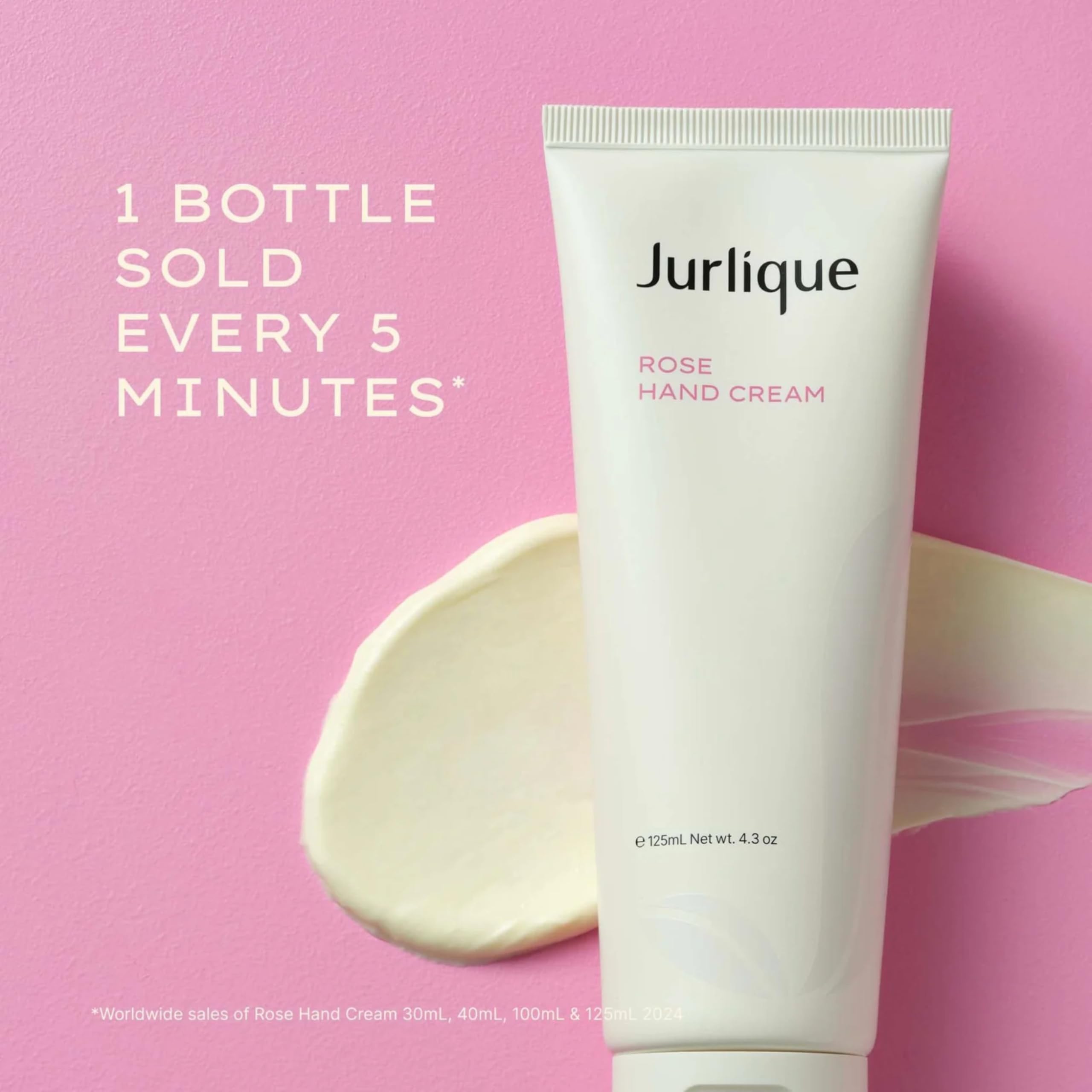 Packaging detail of Jurlique Rose Hand Cream with premium labeling.