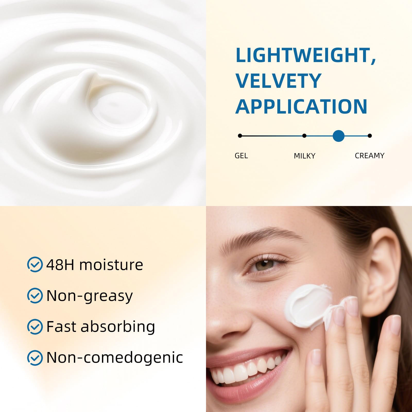 JURVEW Hydration with hyaluronic acid nourishes and moisturizes.