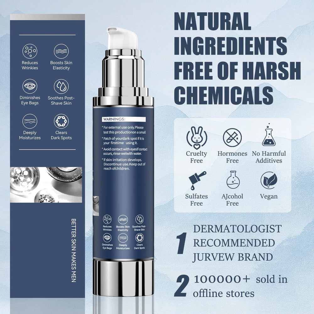 JURVEW face-cream application on neck helps even tone and comfort