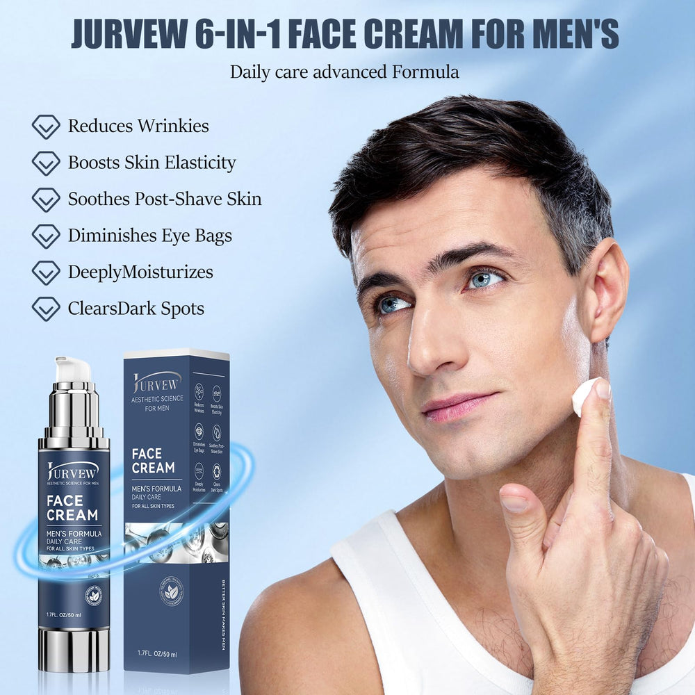 JURVEW pump bottle demonstrates easy daily application for refreshed skin